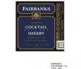 Fairbanks - Cocktail Pale Dry Sherry 0 (1.5L)