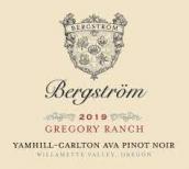 Bergstrom - Gregory Ranch Pinot Noir 2019