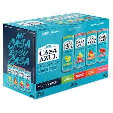 Casa Azul - Tequila Soda Variety Pack (8 pack 12oz cans) (8 pack 12oz cans)