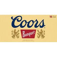 Coors - Banquet Beer (18 pack 12oz bottles) (18 pack 12oz bottles)