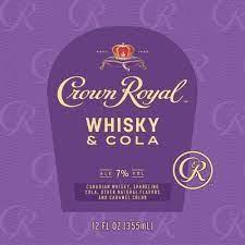 Crown Royal - Whisky & Cola (4 pack 12oz cans) (4 pack 12oz cans)