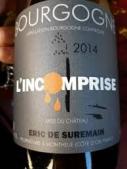 Eric Suremain - L'Incomprise 2014