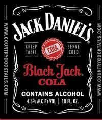 Jack Daniel's - Black Jack Cola (6 pack 12oz bottles) (6 pack 12oz bottles)