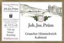 J.J. Prum - Graacher Himmelreich Riesling Kabinett 2020