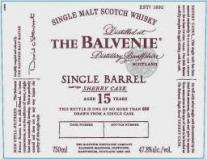 Balvenie - 15 Year Single Barrel Sherry Cask (750ml) (750ml)