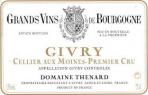 Domaine Thenard - Givry Clos du Cellier aux Moines 1er Cru 2019
