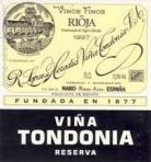 R. Lopez de Heredia - Rioja Vina Tondonia Reserva 2011