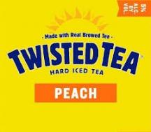 Twisted Tea - Peach Iced Tea (6 pack 12oz bottles) (6 pack 12oz bottles)