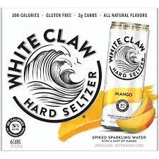 White Claw - Mango Hard Seltzer (12 pack 12oz cans) (12 pack 12oz cans)