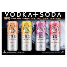 White Claw - Vodka and Soda Variety Pack (8 pack 12oz cans) (8 pack 12oz cans)